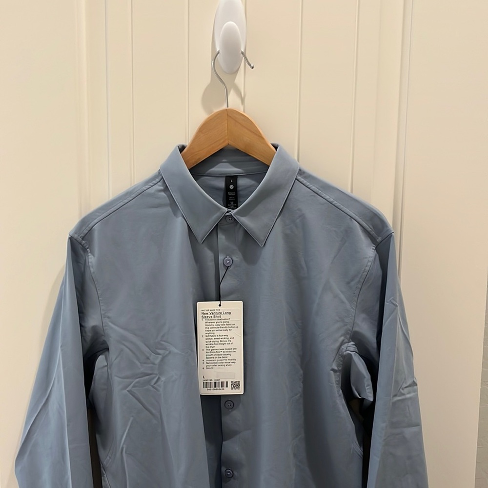 LULULEMON NEW VENTURE LONG SLEEVE SHIRT